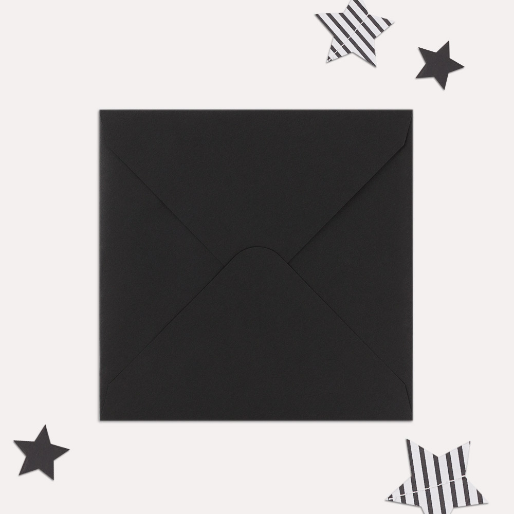 Плик за писмо квадратен - черен 97 - Image 3