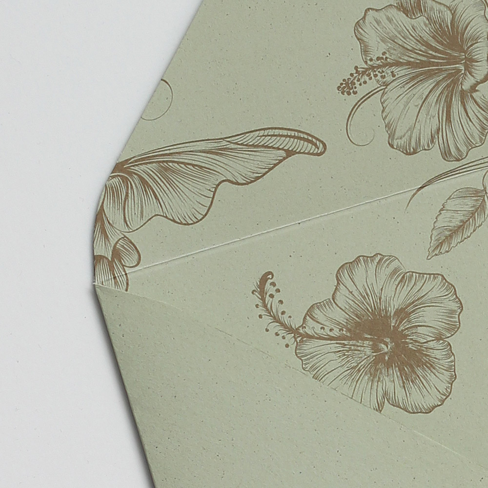 Плик с принт - Пролетна градина - Image 2