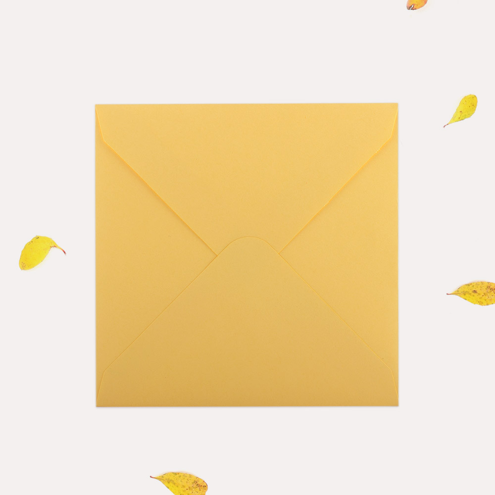 Квадратен плик - жълт 41 - Image 3