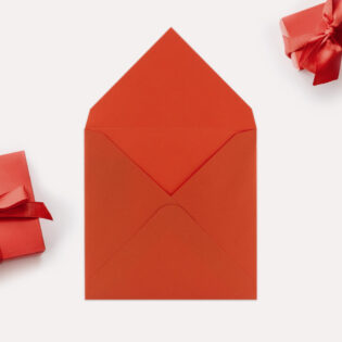 Цветен плик за писмо - оранжев 64