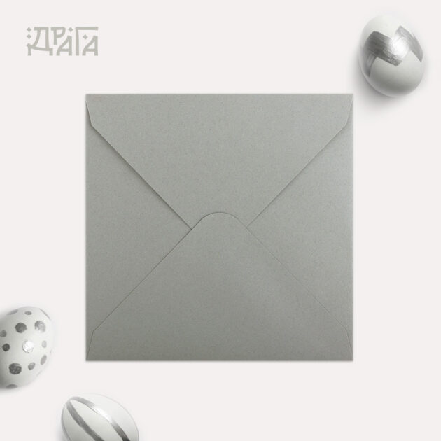 Пощенски плик - сив 92 - Image 3