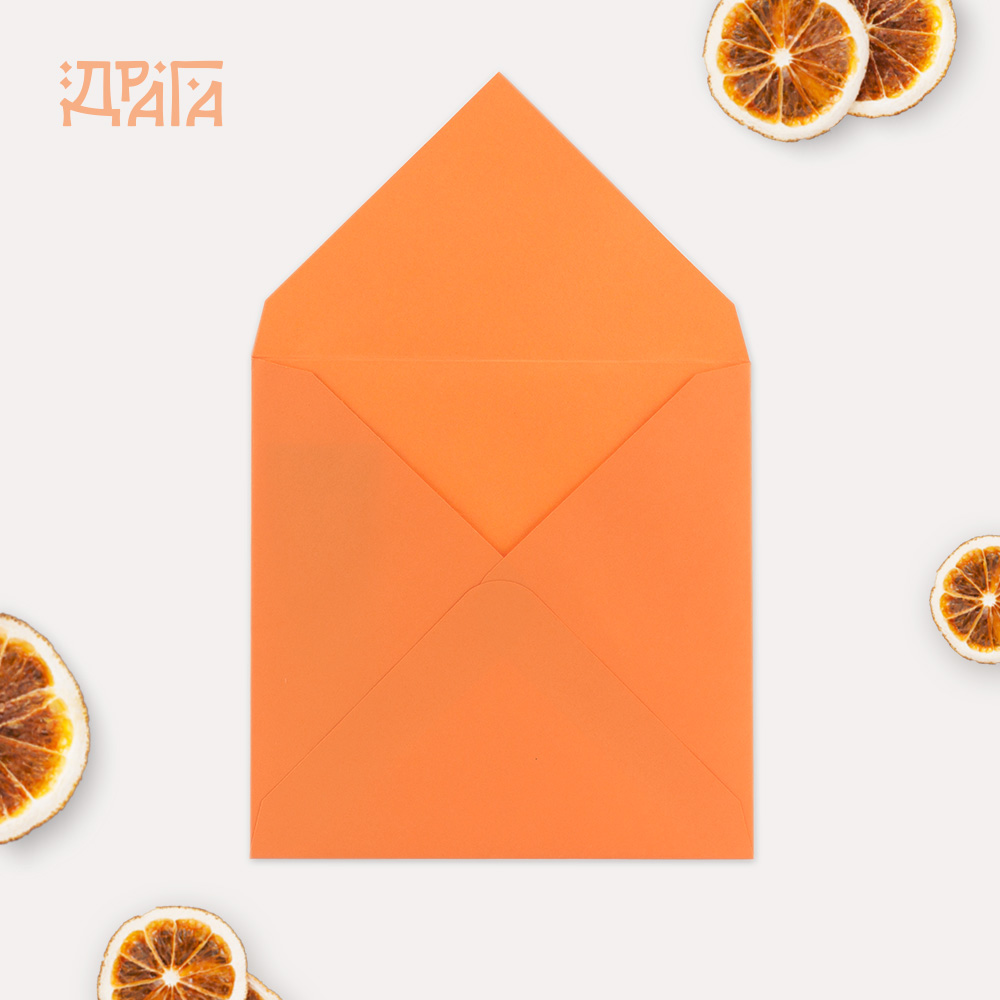 Плик за писмо - светло оранжев 45