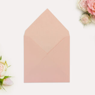 Плик за писмо квадратен - светло розов 50