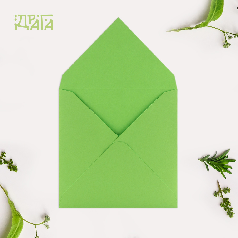 Цветен плик - светло зелен 83