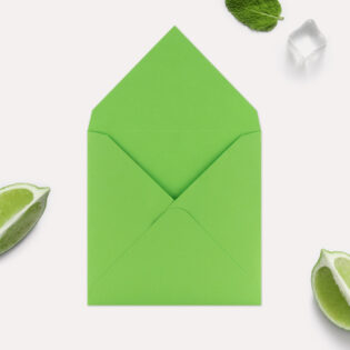 Цветен плик за писмо IQ - тревно зелено