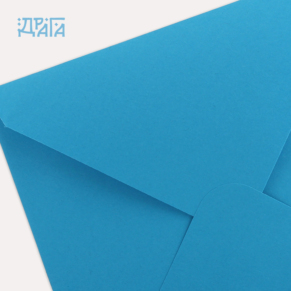Цветен квадратен плик - син Azur 73 - Image 3